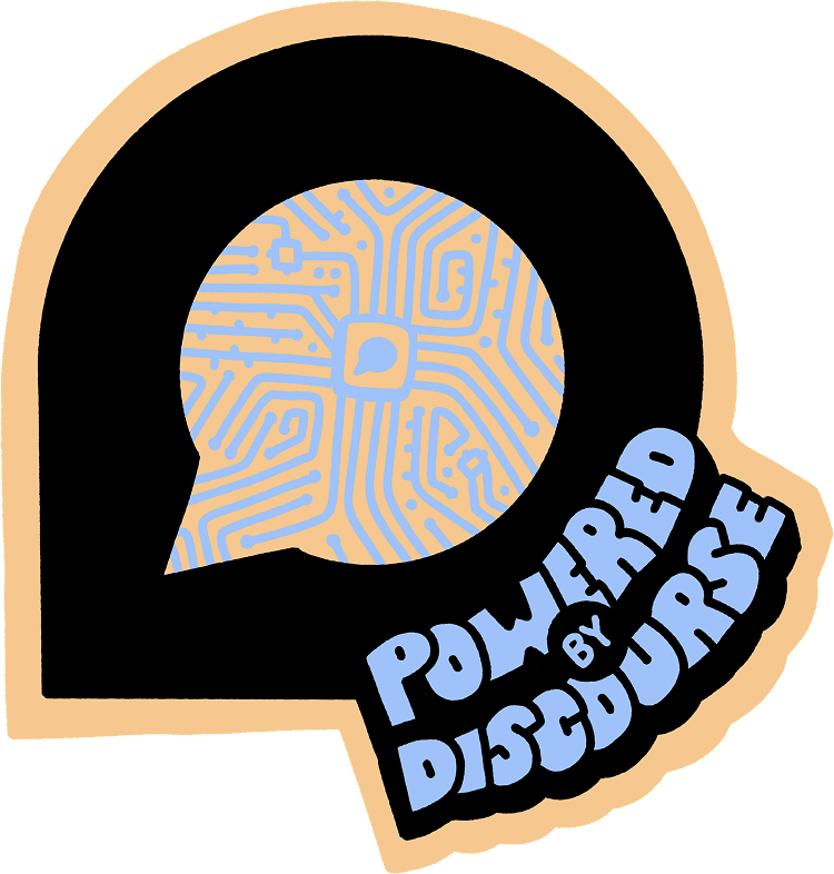 Powered by Discourse illustration