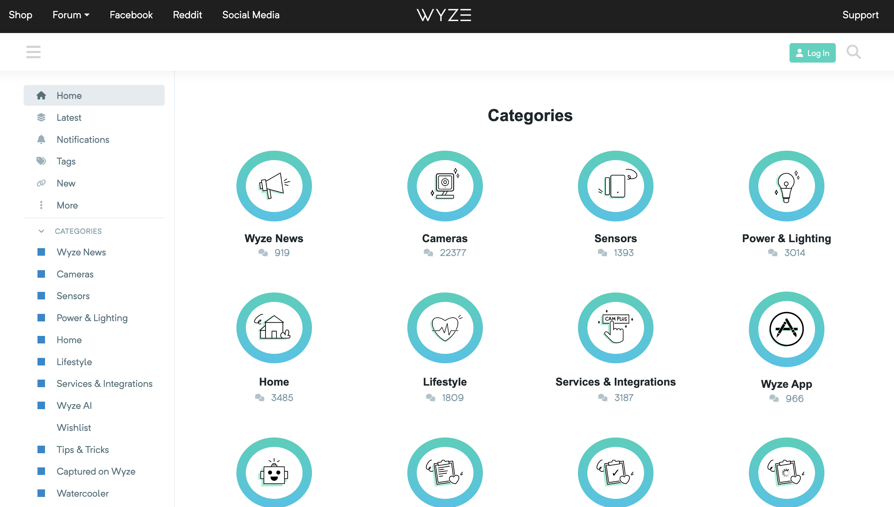 Wyze community forum screenshot