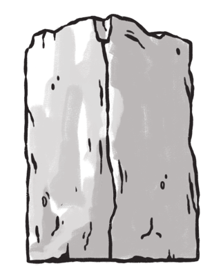 Uncarved block for sculpture