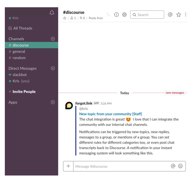 Chat Integration